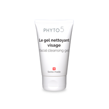 Charger l'image dans la galerie, PHYTO 5 le gel nettoyant visage gamme suisse gel nettoyant moussant visage nettoie et purifie la peau peau seche peau grasse peau mixte peau sensible nettoyant naturel visage cosmetique naturel cosmetique suisse ingredients bio laboratoire suisse soin energetique soin naturel soin holistique