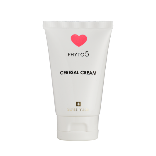 Crème de jour hydratante pour peaux sensibles Cérésal Feu de la marque PHYTO 5 aux actifs naturels et holistiques de la gamme 5 éléments