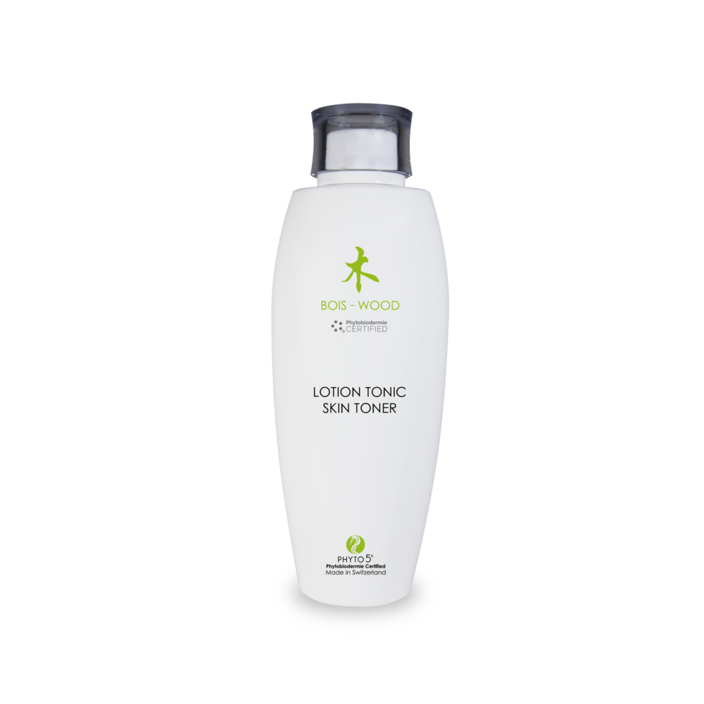PHYTO 5 gamme des 5 elements lotion tonic bois lotion tonique visage peau grasse peau mixte lotion purifiante anti brillance points noirs lotion nettoyante visage cosmetique naturel cosmetique suisse ingredients bio laboratoire suisse soin energetique soin naturel soin holistique