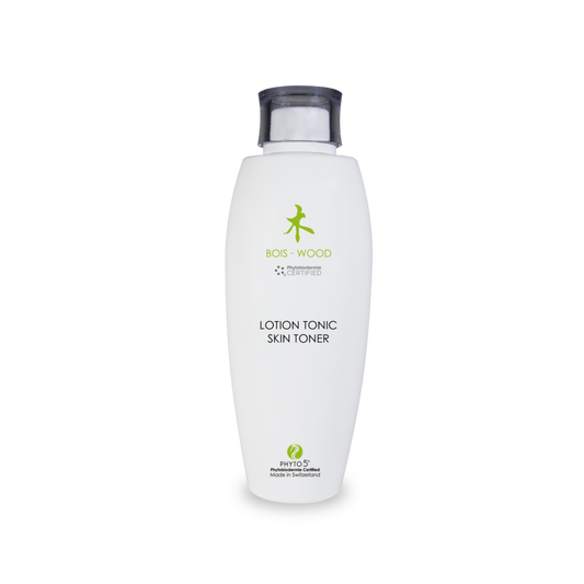 PHYTO 5 gamme des 5 elements lotion tonic bois lotion tonique visage peau grasse peau mixte lotion purifiante anti brillance points noirs lotion nettoyante visage cosmetique naturel cosmetique suisse ingredients bio laboratoire suisse soin energetique soin naturel soin holistique