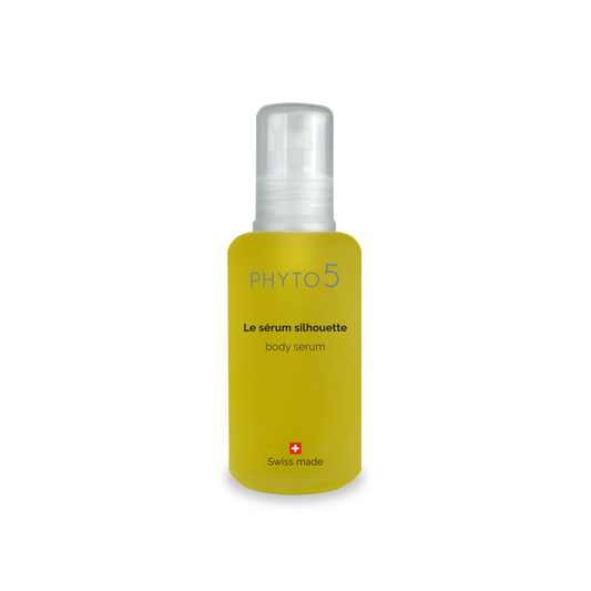 PHYTO 5 gamme suisse le serum silhouette serum corps amincissant huile de massage amincissante produit minceur efficace naturel the vert huile non grasse corps anti cellulite raffermissant cosmetique naturel cosmetique suisse ingredients bio laboratoire suisse soin energetique soin naturel soin holistique